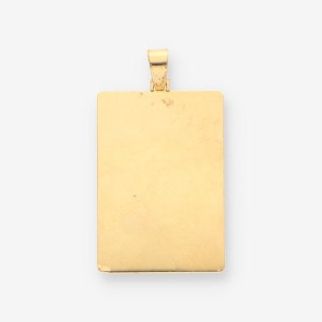 Colgante placa oro